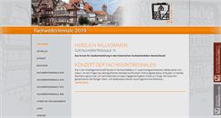 Desktop Screenshot of fachwerktriennale.de